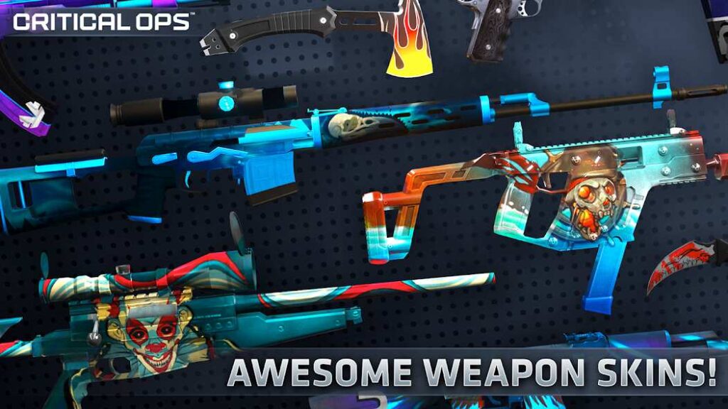 AWESOME WEAPON SKINS of critical ops