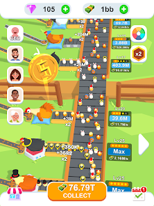 Idle Egg Factory MOD APK (Unlimited Money, Gems, No Ads) Free Download 3