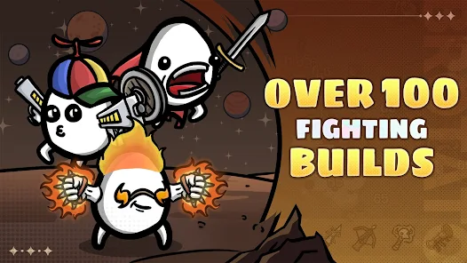 Over 100 Fighting Builds of Brotato Mod APK