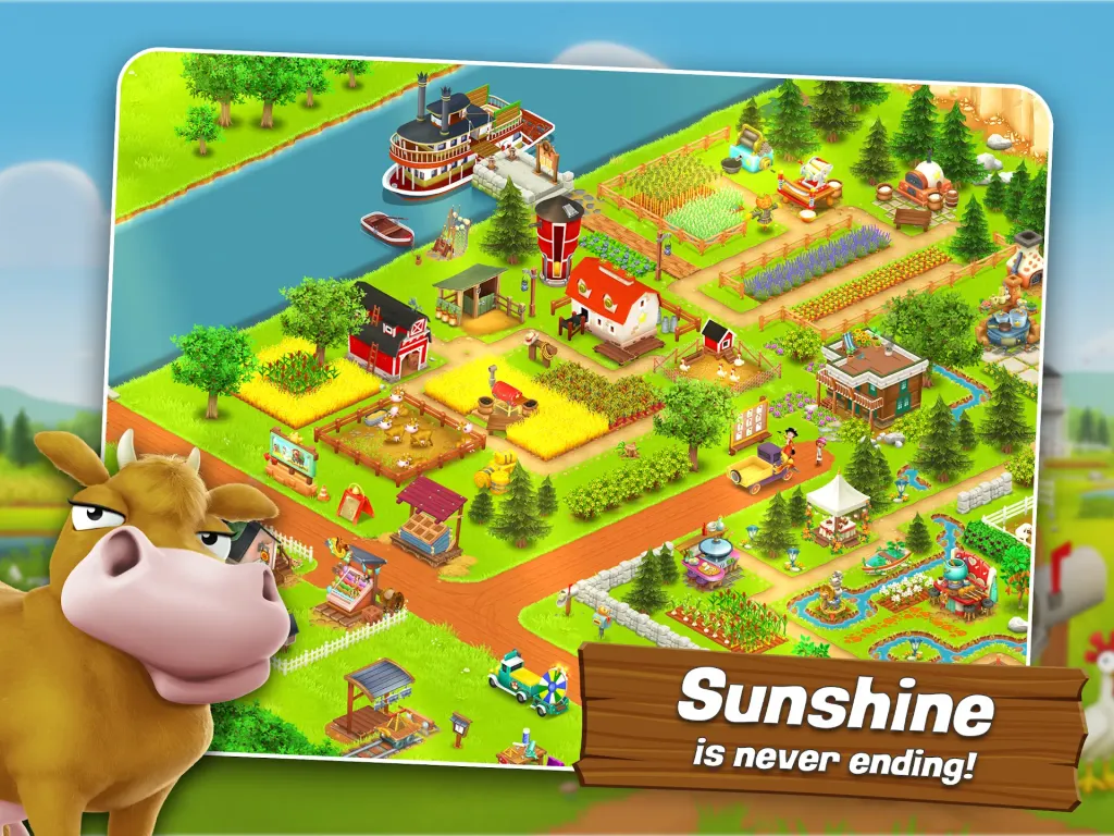 Sunshine is never ending of hay day mod apk