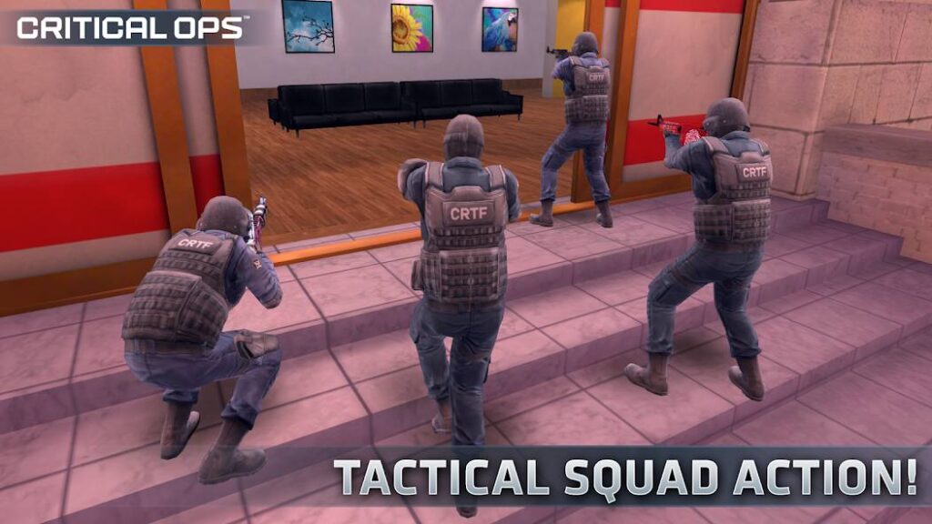 TACTICAL SQUAD ACTION in critical ops mod apk