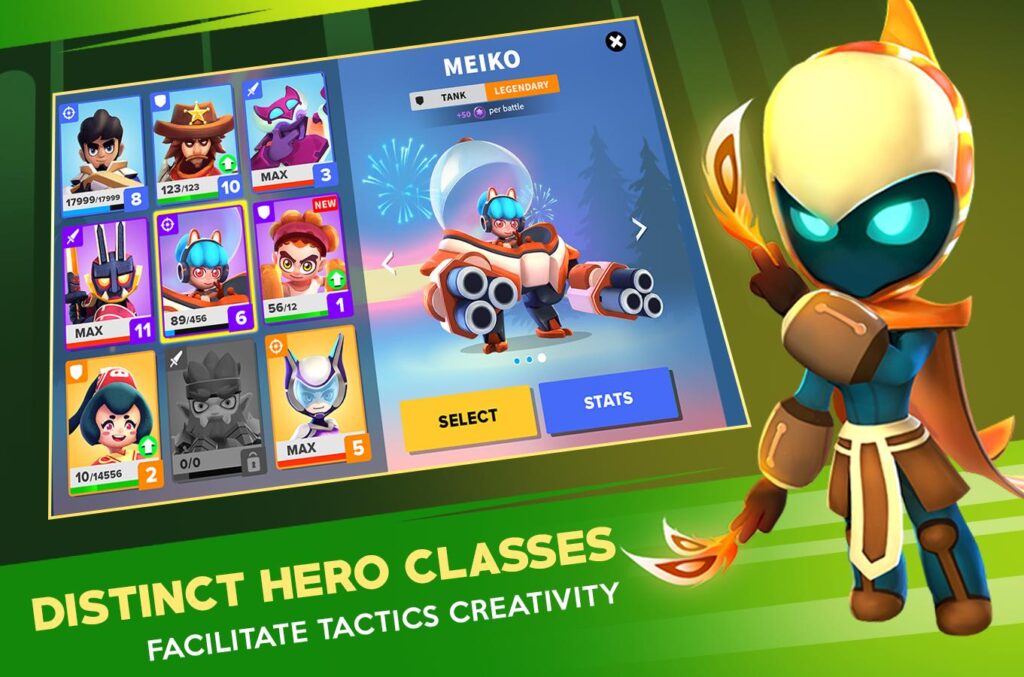 features of Heroes Strike Offline Mod APK