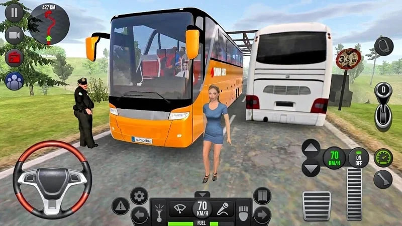 gameplay of bus simulator ultimate mod apk