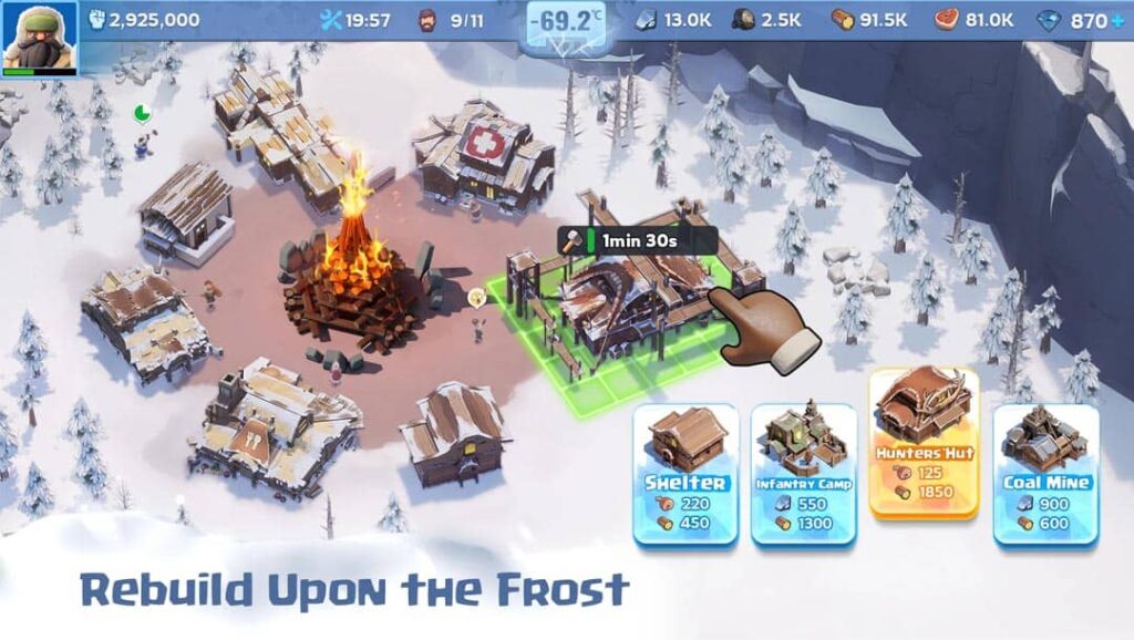 rebuild upon thr frost of whiteout survival mod apk