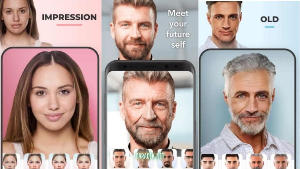 Change Impressions in Faceapp Mod Apk